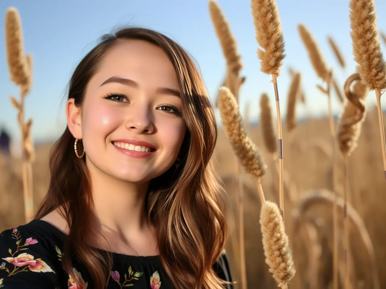 Pertty Girl's Vibrant Smile Lights Up the Room