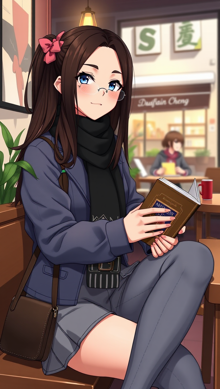 Marinette Dupain-Cheng's Dual Life in Cozy Café