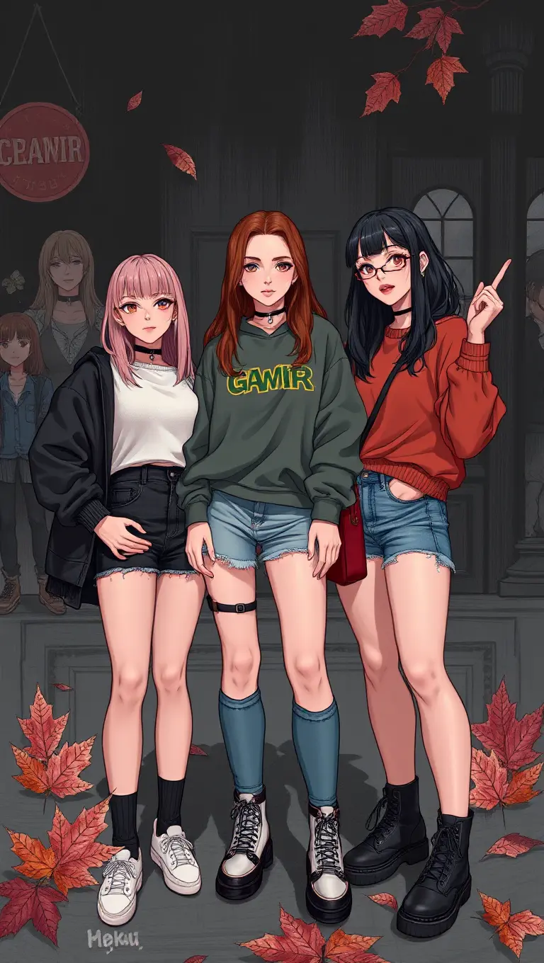 Three Girls from October are Heavy Friends