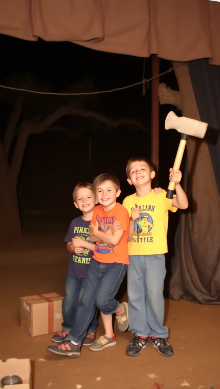 Three Boys and a Hammer Again