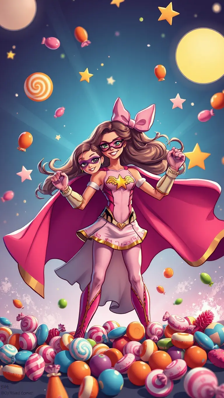 Superpowered Girls' Candy Title