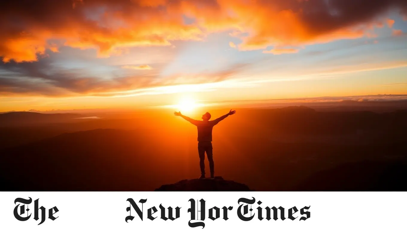 Fiery Sunset Embracing Intense Passion in New York Times Article