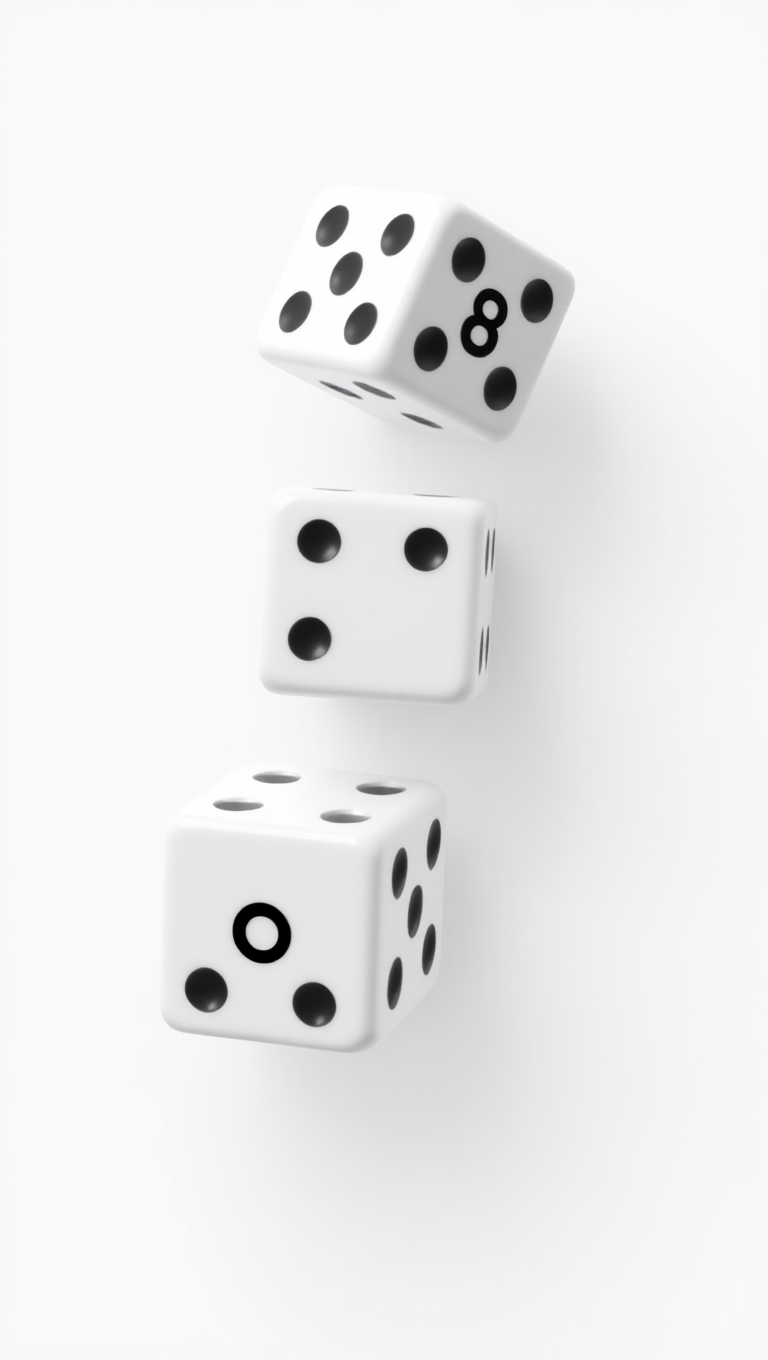 Diagonal Pattern of 12-Sided Dice PNG