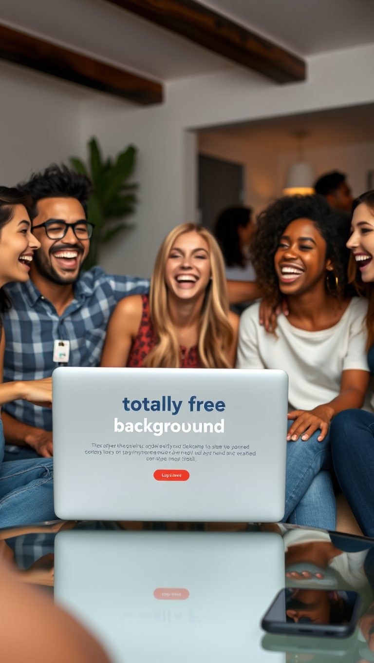 Party with a "Totally Free Background Check" Report