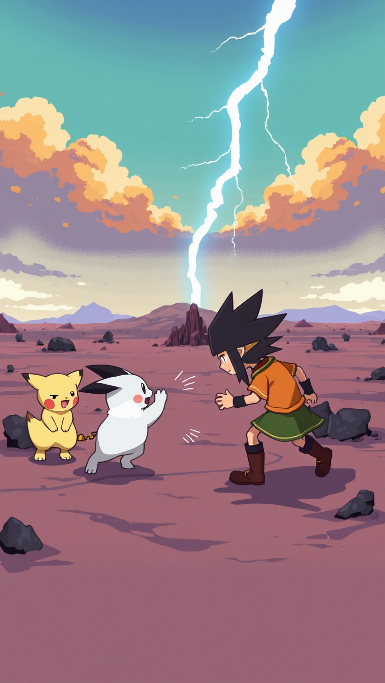 Epic Battle Between Pokey and Ness Gif