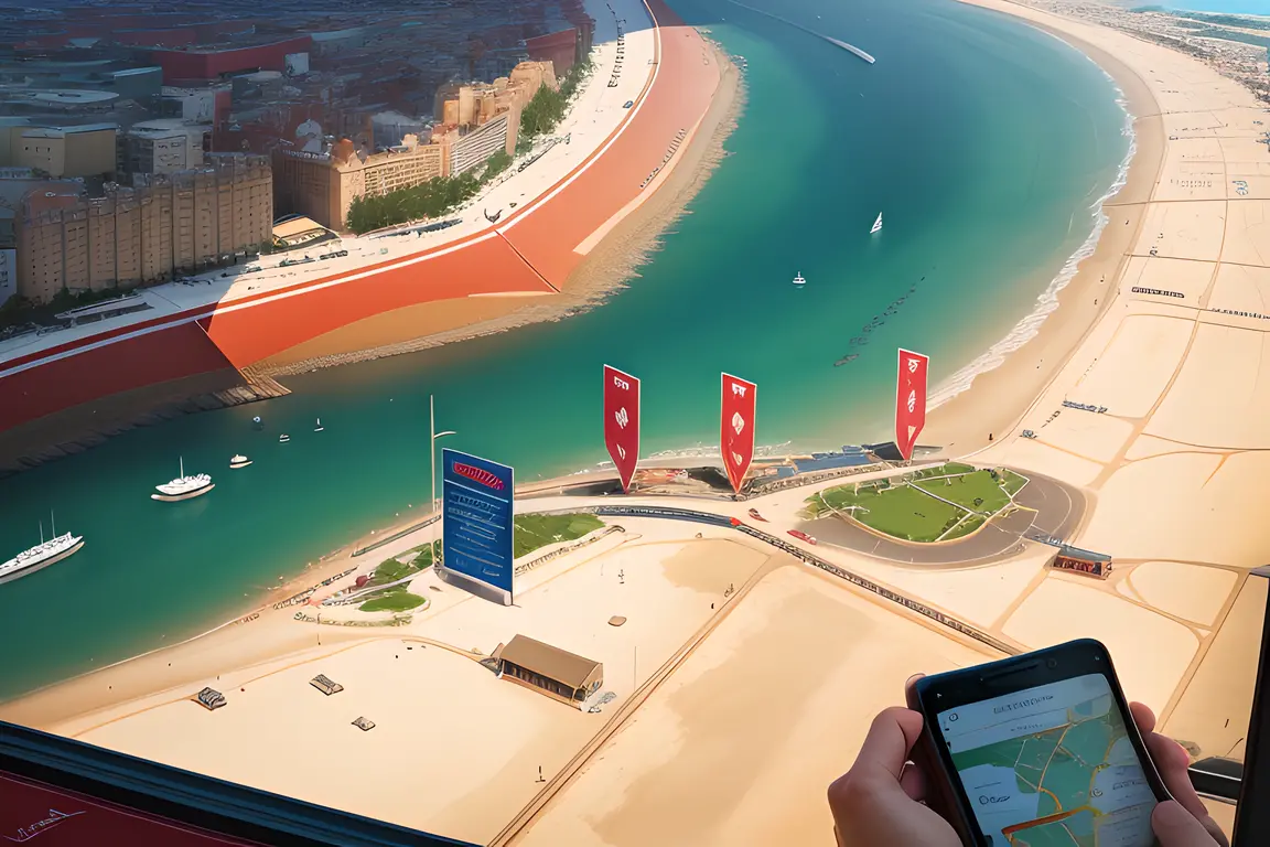 Travel Warnings Displayed on Digital Maps for Safe Journey
